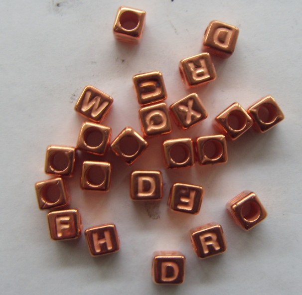 diy heart-shaped jewelry accessories, letter beads, electroplated plastic beads, pearl-like acrylic beads, hand-strung beads pic 9