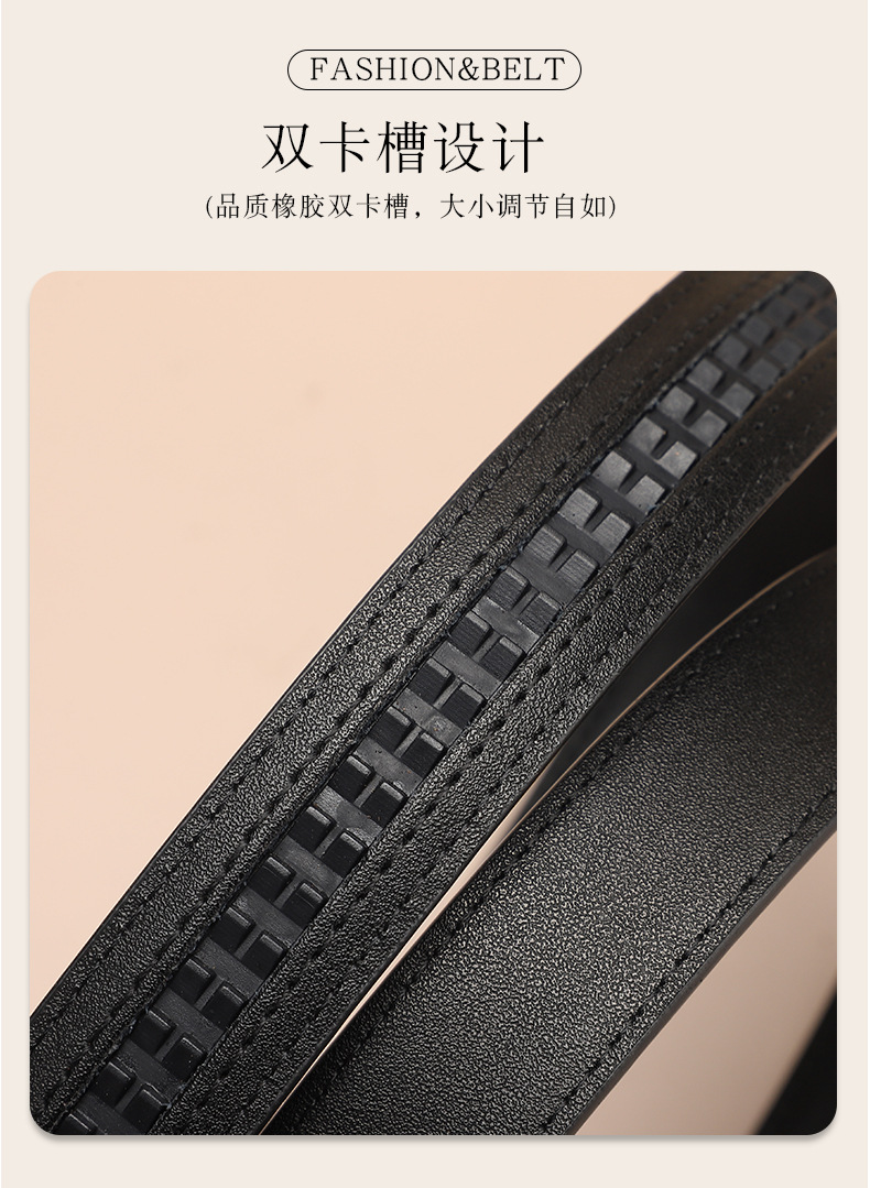 The new pure cowhide Chinese knot automatic buckle simple Korean-style decorative belt and skirt pants for women exude a sense of luxury pic 10