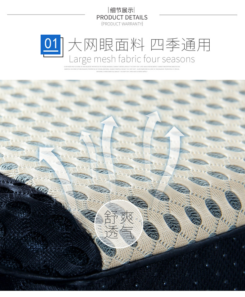 双绑带汽车腰靠记忆棉车用办公室靠垫座椅护腰腰枕腰垫靠背详情17