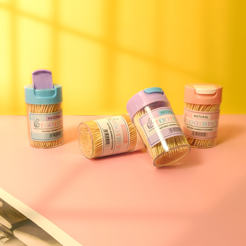 创意牙签筒居家客厅餐桌家用翻盖便携牙签盒牙签罐茶几牙签收纳盒详情21