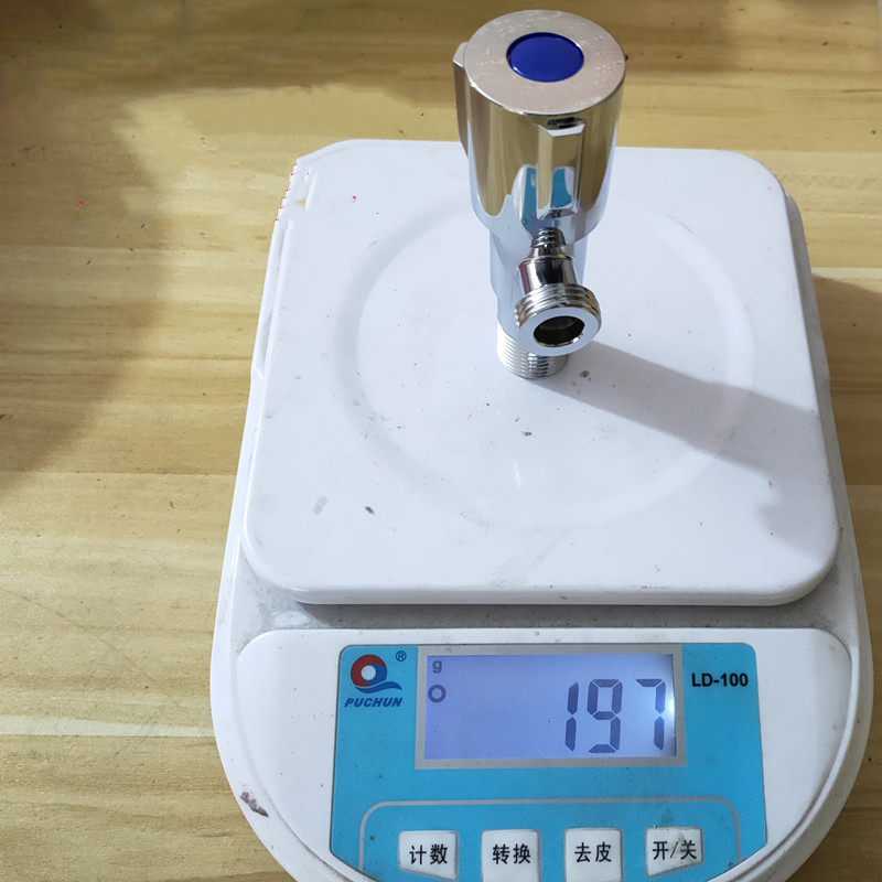 全铜三角阀热水器冷热水止水阀一进二出卫生间家用黑色加长款角阀详情14