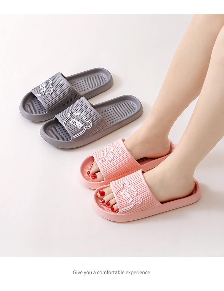 Wholesale of new Qidashun slippers for both men and women, indoor home use, cool slippers, and cute couple slippers for summer pic 13