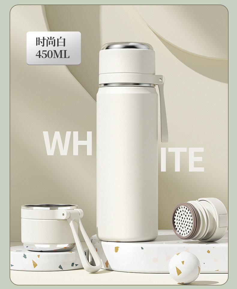 316 stainless steel insulated cup, tea and water separation, large-capacity student water cup, high appearance level, tea brewing cup, gift engraving pic 31