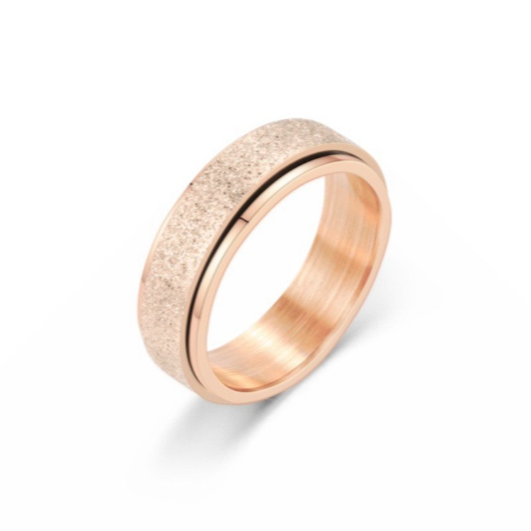 Cross-border Amazon bestseller titanium steel rotating ring, star and moon stress-relieving and anti-anxiety ring, European and American accessories/Chinese trend products pic 38