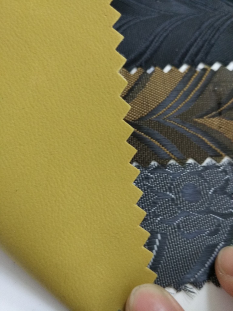 Factory direct sales of multi-color jacquard tree leaf pattern 60-thread sheepskin pattern jacquard foam fashionable backpacks, handbags and briefcases pic 4