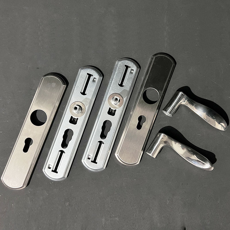 超为等 知名品牌802-01双盖板可调孔距室内门锁把手家用卧室门执手锁304不锈钢拉手 锁具配件详情3