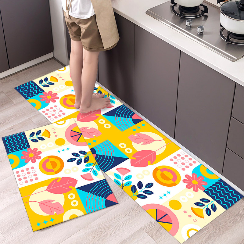 Nordic-style floor MATS, entrance door MATS, bathroom and toilet water-absorbing and anti-slip entrance MATS, door entry household floor MATS pic 4