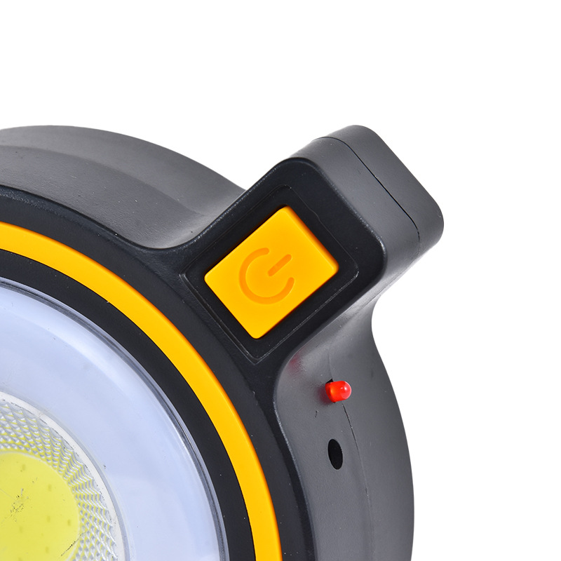 Solar-powered COB camping light, USB charging searchlight, patrol light, camping light, night fishing, hiking and hunting light pic 7
