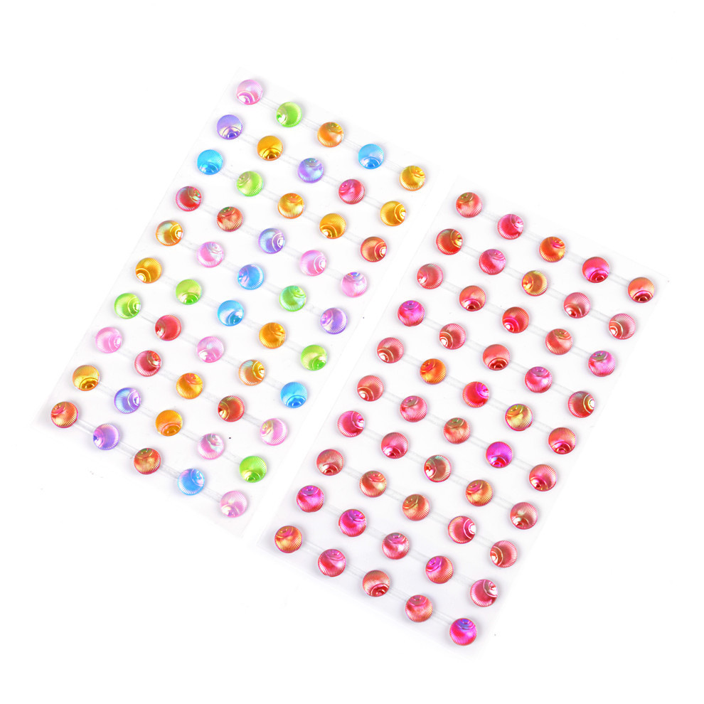 Daka acrylic decorative stickers, crystal gemstone stickers, car and mobile phone stickers, heart, crown, thumb, cherry pic 19