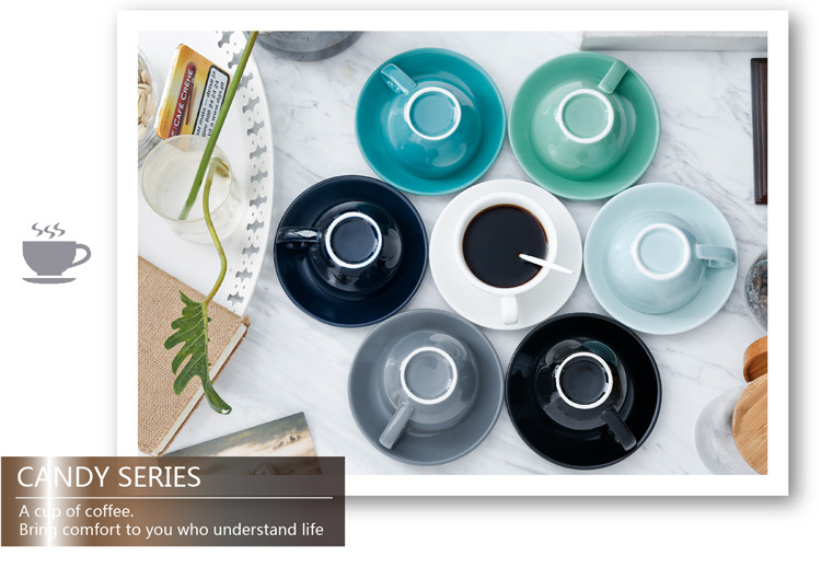 250cc咖啡杯卡布厂家热销推荐套装陶专业欧式 卡布奇诺杯可加logo详情2