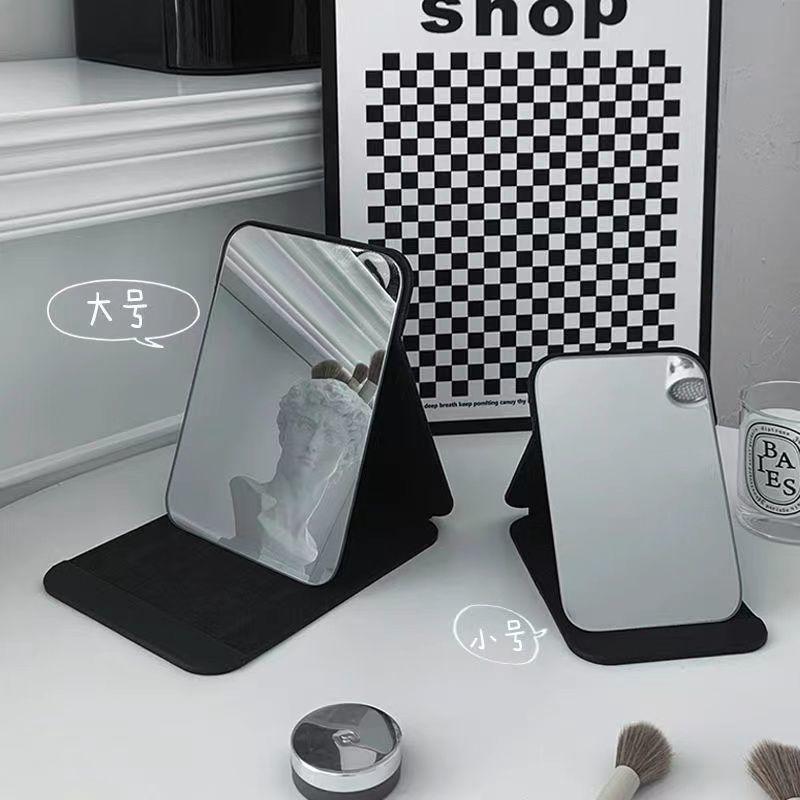 镜子折叠女学生化妆可立家用台式教室随身便携宿舍高清桌面梳妆镜详情7