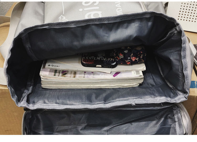 2024春季潮流韩版学生书包多功能时尚健身包户外旅行单肩手提背包详情23