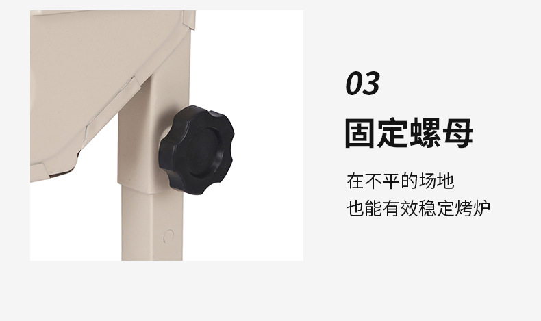 Large barbecue grill, portable folding barbecue rack, outdoor camping barbecue rack, grilling and frying dual-purpose carbon grill, outdoor barbecue rack, stainless steel barbecue rack, outdoor supplies, camping supplies, grill pic 9