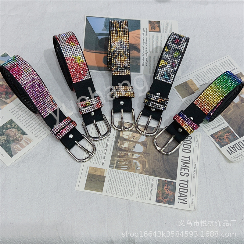 跨境水钻腋下斜跨包时尚名媛链条包单肩斜跨包蹦迪包 皮革手机包详情4