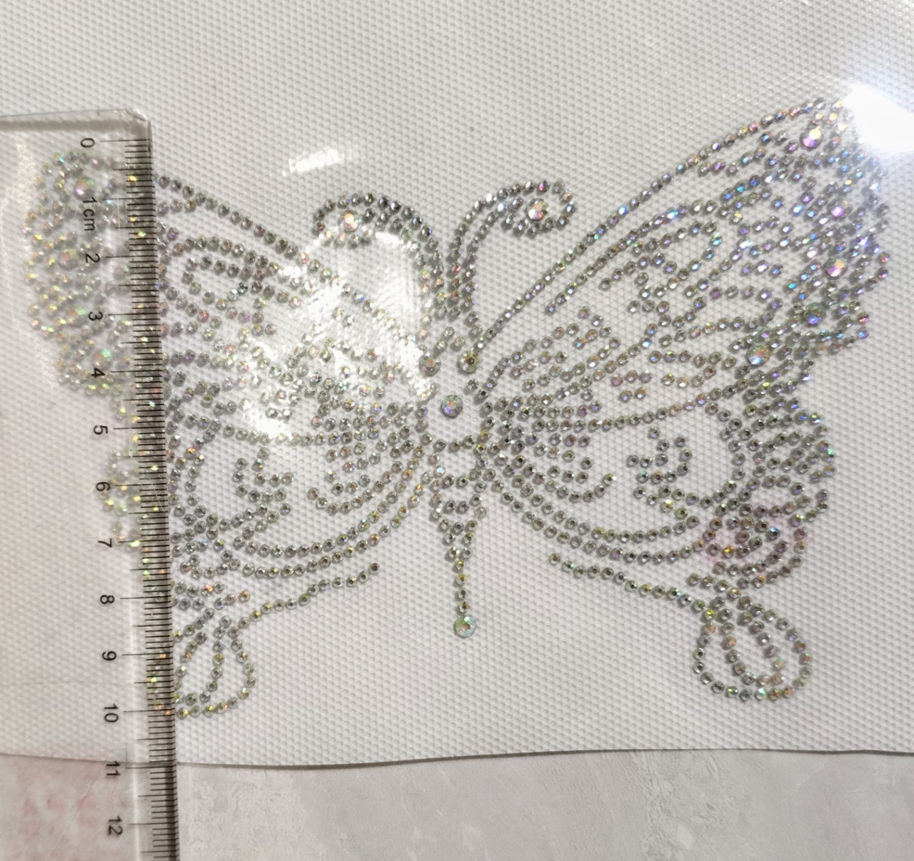 时尚精致珠绣婚纱礼服裙蝴蝶结烫钻图贴DIY装饰衣服帽子缝纫辅料详情3