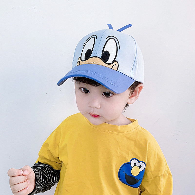 儿童帽子韩版卡通可爱春秋季出游宝宝鸭舌帽男女童婴儿棒球帽超萌详情8