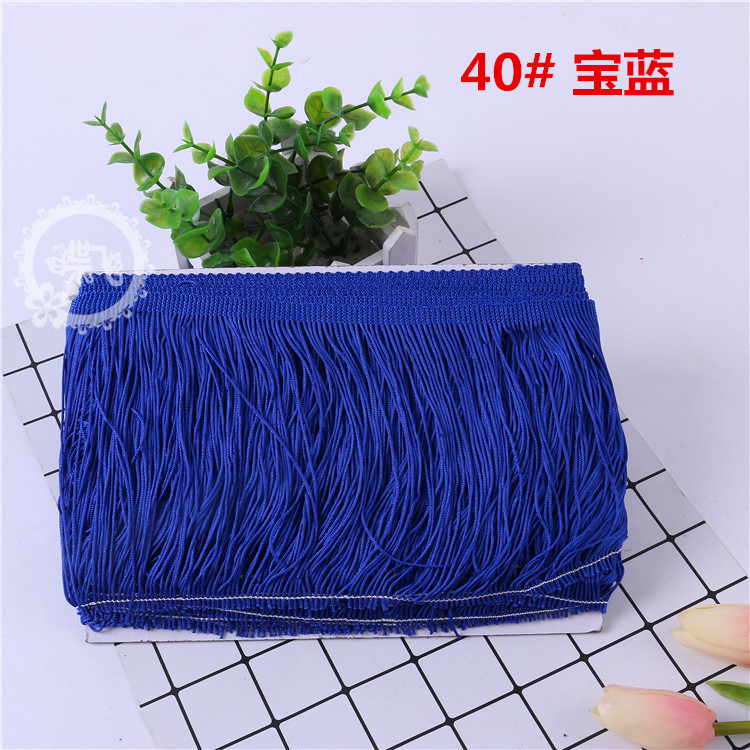 DIY stage costume accessories: Latin dance lace, tassel lace, polyester ribbon, 15CM, factory direct sales, 1 webbing pic 36