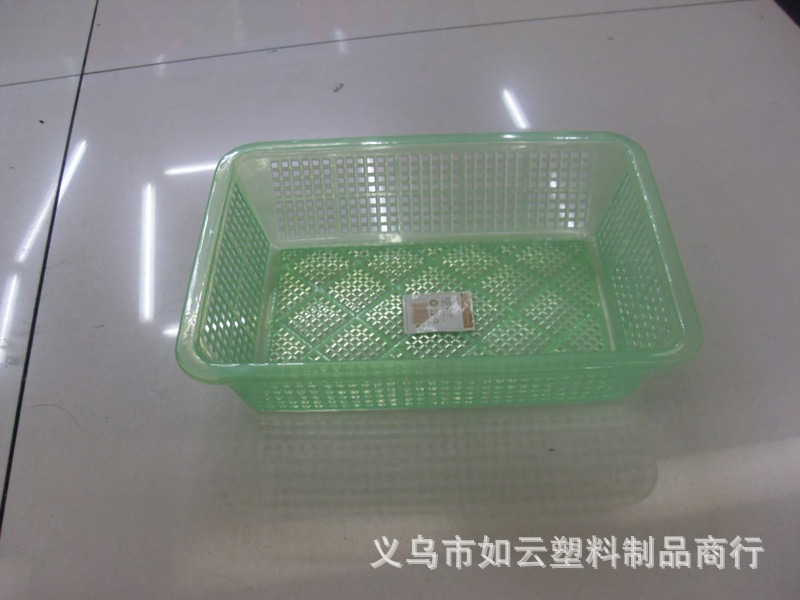 批发供应塑料长方筛  长方果蔬篮 1103长方筛 大号方筛详情2