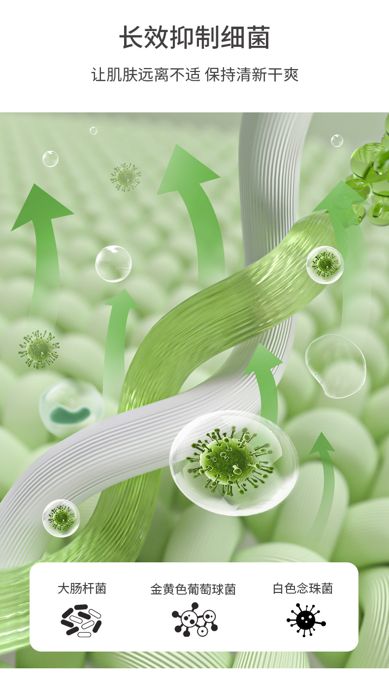 秋冬50支兰精莫代尔茶多酚抗菌无痕中腰内裤女不夹臀无包装三角裤详情4