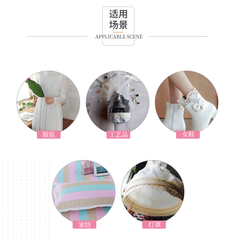 In-stock cotton thread lace, handmade diy clothing accessories, lace lace, sofa curtains, doll skirt lace pic 8