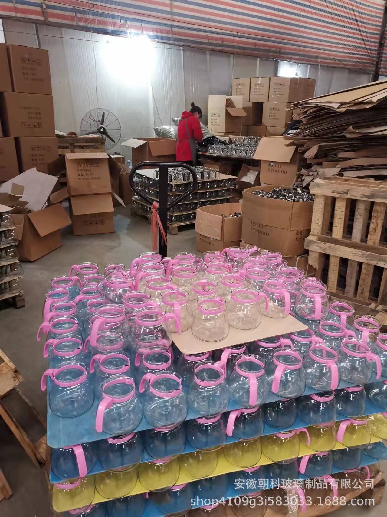 New European-style large-capacity vacuum glass inner liner insulated kettle, thermos flask, activity gift kettle, 1 liter, printed logo pic 20