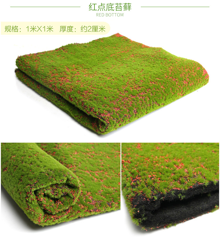 植物墙仿真苔藓绿色假苔藓青苔微景观盆景造景装饰材料草坪草皮详情13