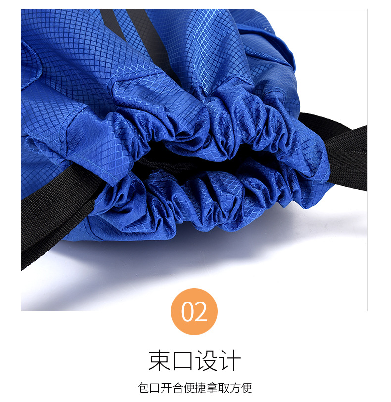 束口袋抽绳双肩包篮球包干湿分离游泳包男篮球袋球袋学生便携书包详情27