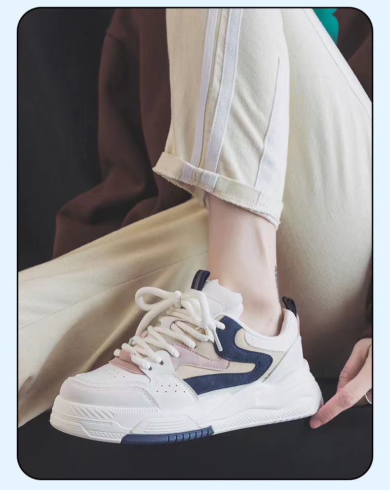 秋冬新款厚底休闲鞋学院风潮流时尚运动板鞋学生百搭潮流板鞋女款详情22