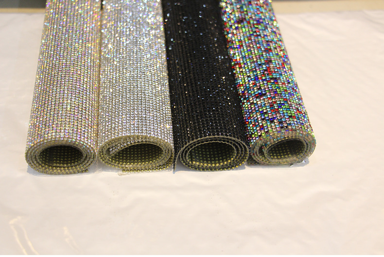 批发水钻条烫钻胶网钻 背胶贴钻 玻璃钻自粘钻 钻石装饰水钻贴纸详情4