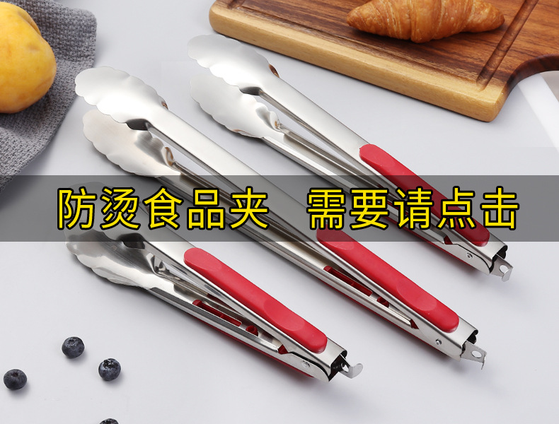 Thickened non-magnetic stainless steel spatula and strainer set, kitchen wooden handle large strainer, stir-frying spatula, cooking soup spoon wholesale pic 2