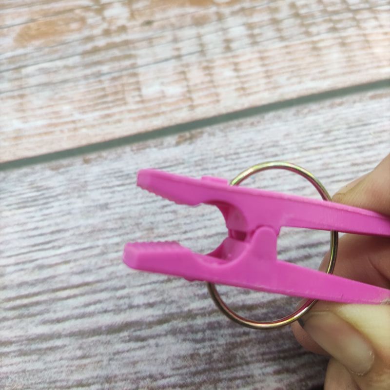 Solid-color clothes drying tongs/plastic tongs/clothes drying tongs (20 per pack) tongs pic 2
