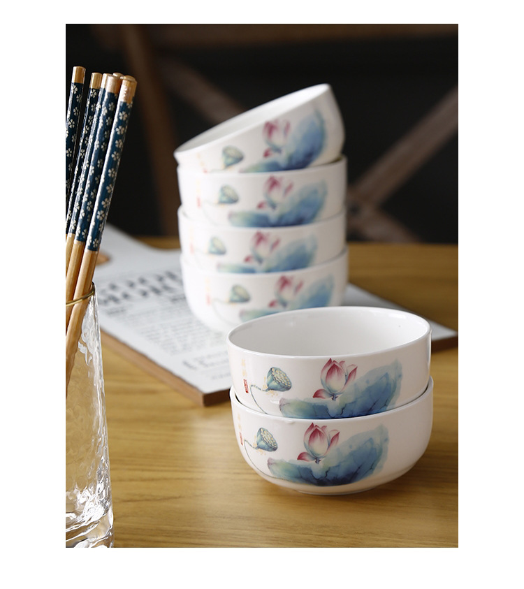 Japanese-style ceramic bowl and chopstick sets, bowl gift boxes, company opening event sales gifts, practical bowls, and small gifts given away pic 15