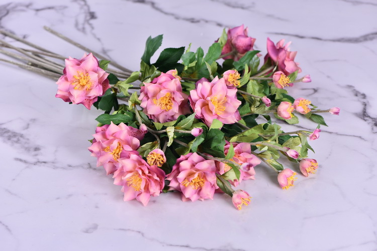 Dongli Flower Industry Factory directly sells artificial roses, ice mountain roses, home furnishings, hotels, shopping malls, wedding decorations, artificial flower bouquets, and high-end ornaments pic 13