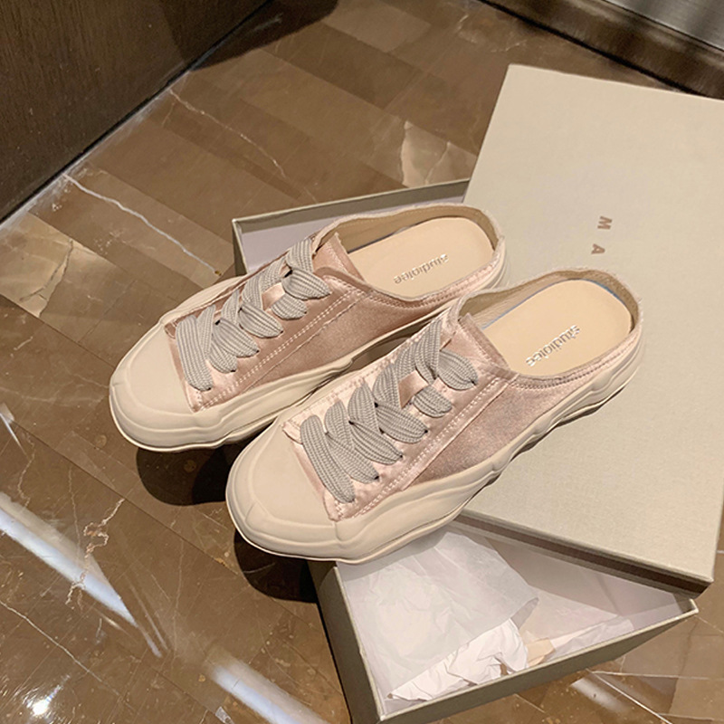 葡萄妈同款2024夏季新款轻便运动鞋透气网面厚底增高老爹鞋女详情2