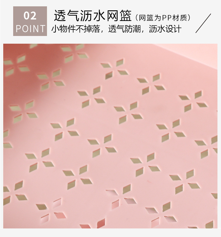 Kitchen mobile trolley, multi-layer bathroom organization rack, wheeled storage rack, living room storage trolley, beauty cart pic 8