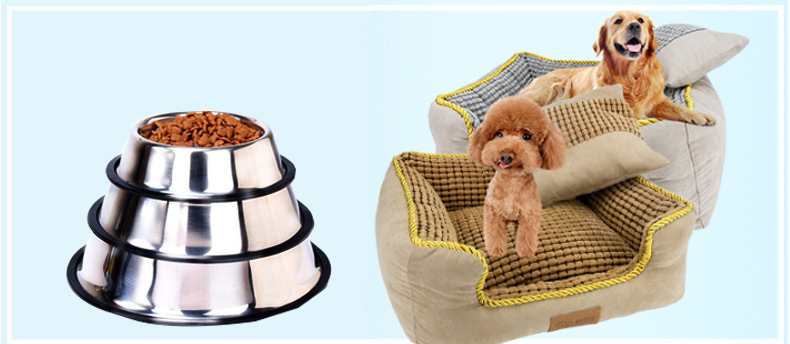 宠物食具 不锈钢狗碗宠物碗 泰迪金毛狗食盆大小号现货批发 不锈钢宠物盆 宠物用品 猫碗 猫盆 狗碗 狗盆 狗狗食具   详情3