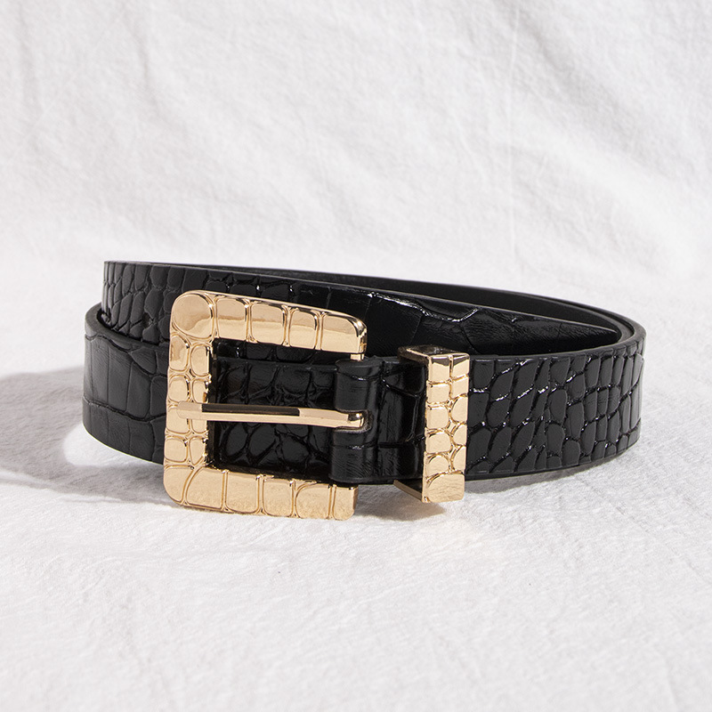 女士甜美金属小雏菊花朵雕刻时尚欧美连衣裙装饰腰链现货代发详情4