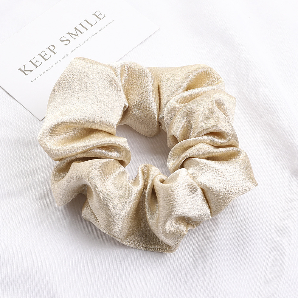 Qiyue Simple Large Intestine Hair Tie ins High-end Style Hair Tie Tie Ponytail Large Intestine Hair Tie Wholesale pic 28