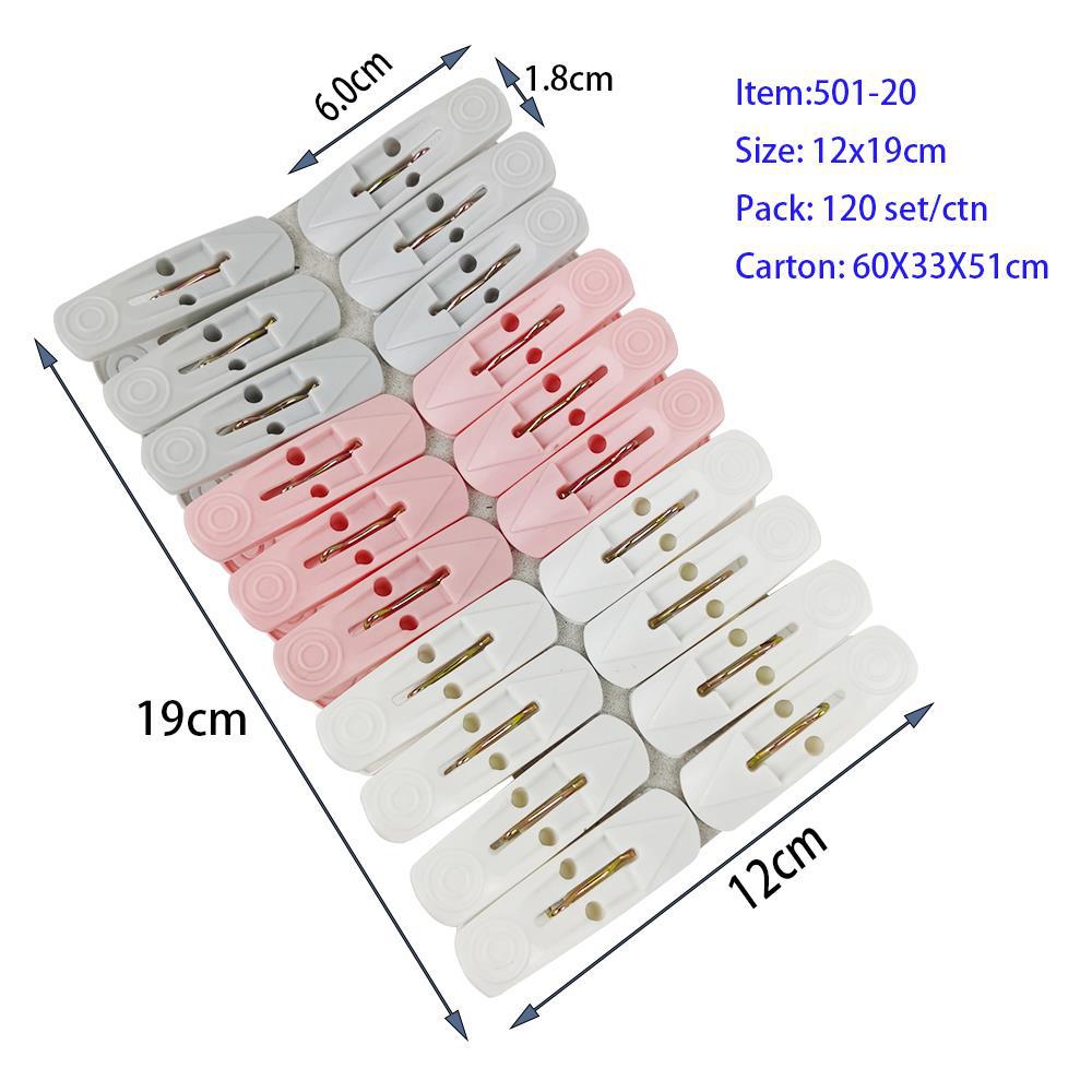 Wholesale of modern, simple and universal folding daily necessities such as clothes clips, trouser clips and storage clips from the manufacturer pic 4