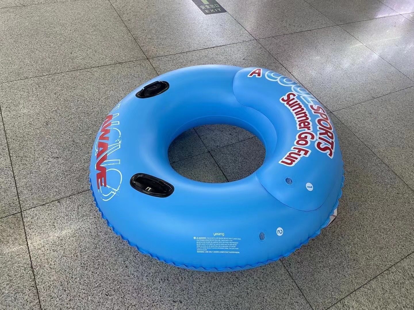 新款跨境加厚把手泳圈成人加大加厚腋下救生圈浮圈 PVC充气游泳圈详情26