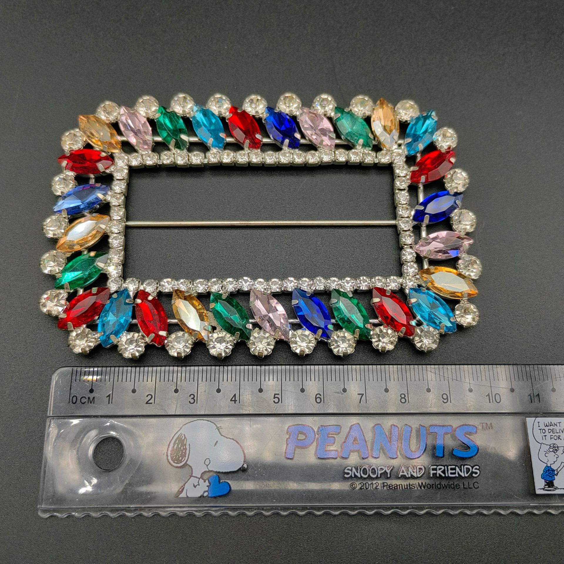 长方水钻三档扣服装装饰扣头衣角打结扣大衣风衣腰带扣皮带日字扣详情9