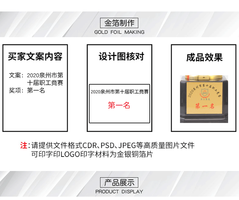 137 Trophy Customization: Basketball, football, sports meeting, company annual meeting, student competition handicrafts, champion gifts pic 10