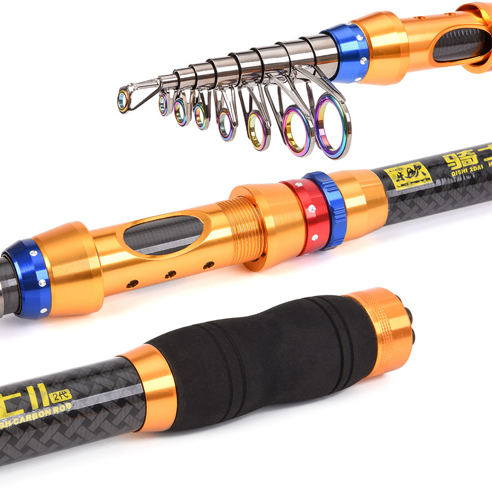 27488 [Second-Generation Knight Sea Fishing Rod] High-carbon long-range sea fishing cast export fishing rod and fishing gear pic 3