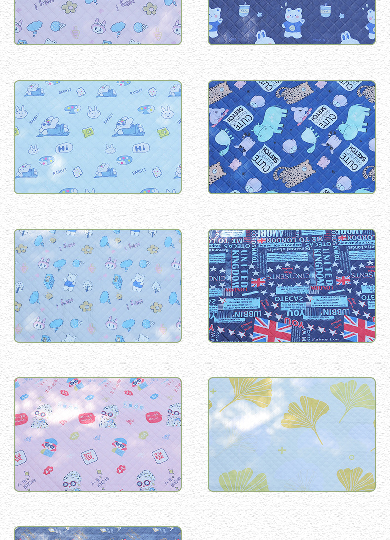 满印花野餐垫加厚防水防潮垫春游野餐布沙滩垫户外帐篷野营地垫子详情15