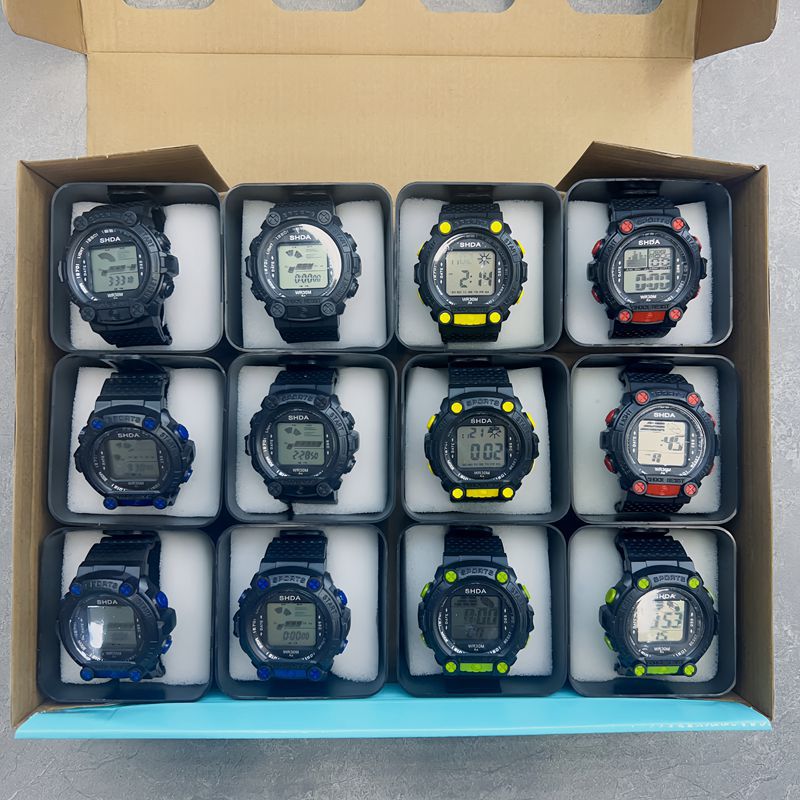 抖音外贸热销电子表厂家直销学生表运动手表LED儿童系列手表批详情3