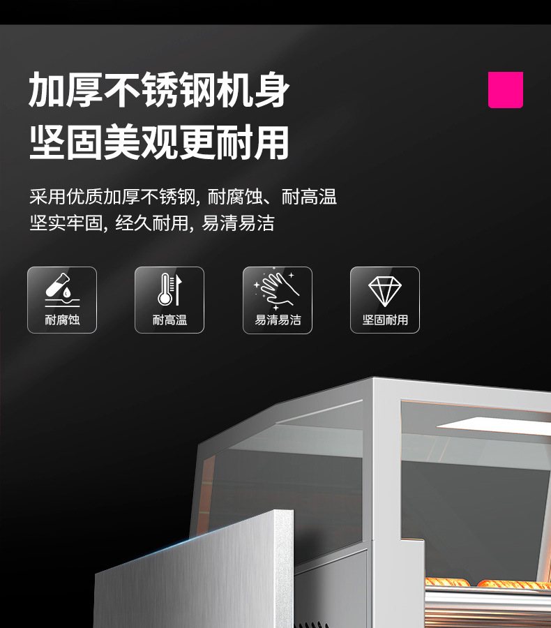 Lechuang sausage roasting machine, commercial sausage roasting machine, household mini small hot dog roasting machine, fully automatic sausage roasting machine pic 17