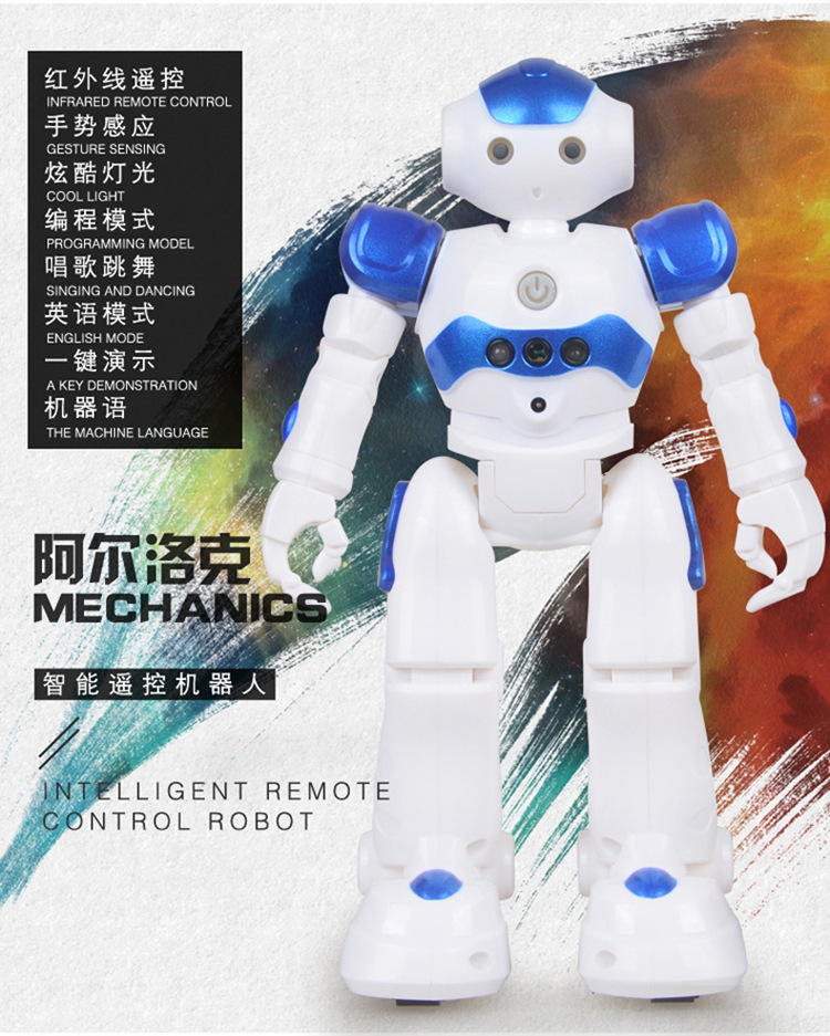 Cross-border bestsellers: 917 remote control robot, Locke intelligent robot, gesture-sensing foreign trade music robot, Huaixing jqr pic 2