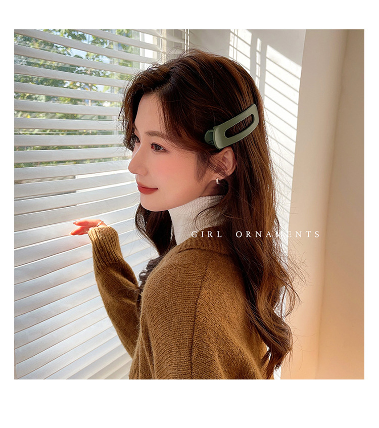 Large-sized hair clips for women, Korean style headwear, bangs clips, side hair clips, back of the head, duckbill clips, new plastic hair clips pic 28