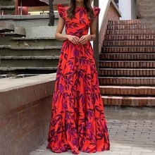 2024秋季欧美女装新款纯色性感辣妹V领灯笼袖绑带露背短款连衣裙详情13
