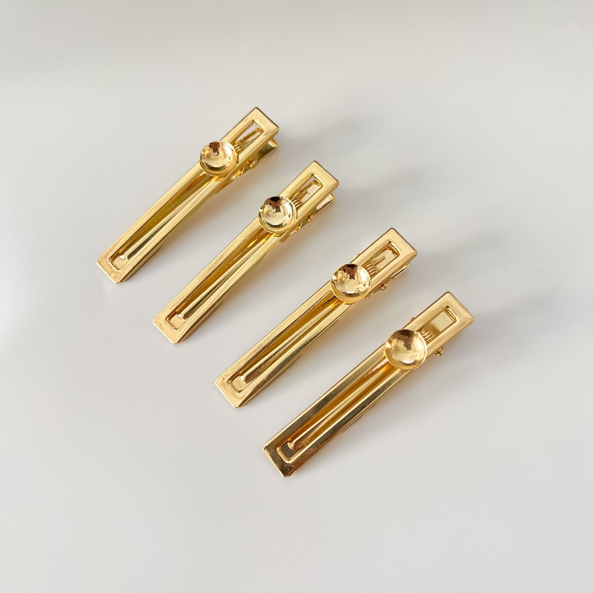 DIY multi-style irregular-shaped hair clips, color-preserving golden duckbill clips, bangs, broken hair, side hair accessories and accessories pic 5